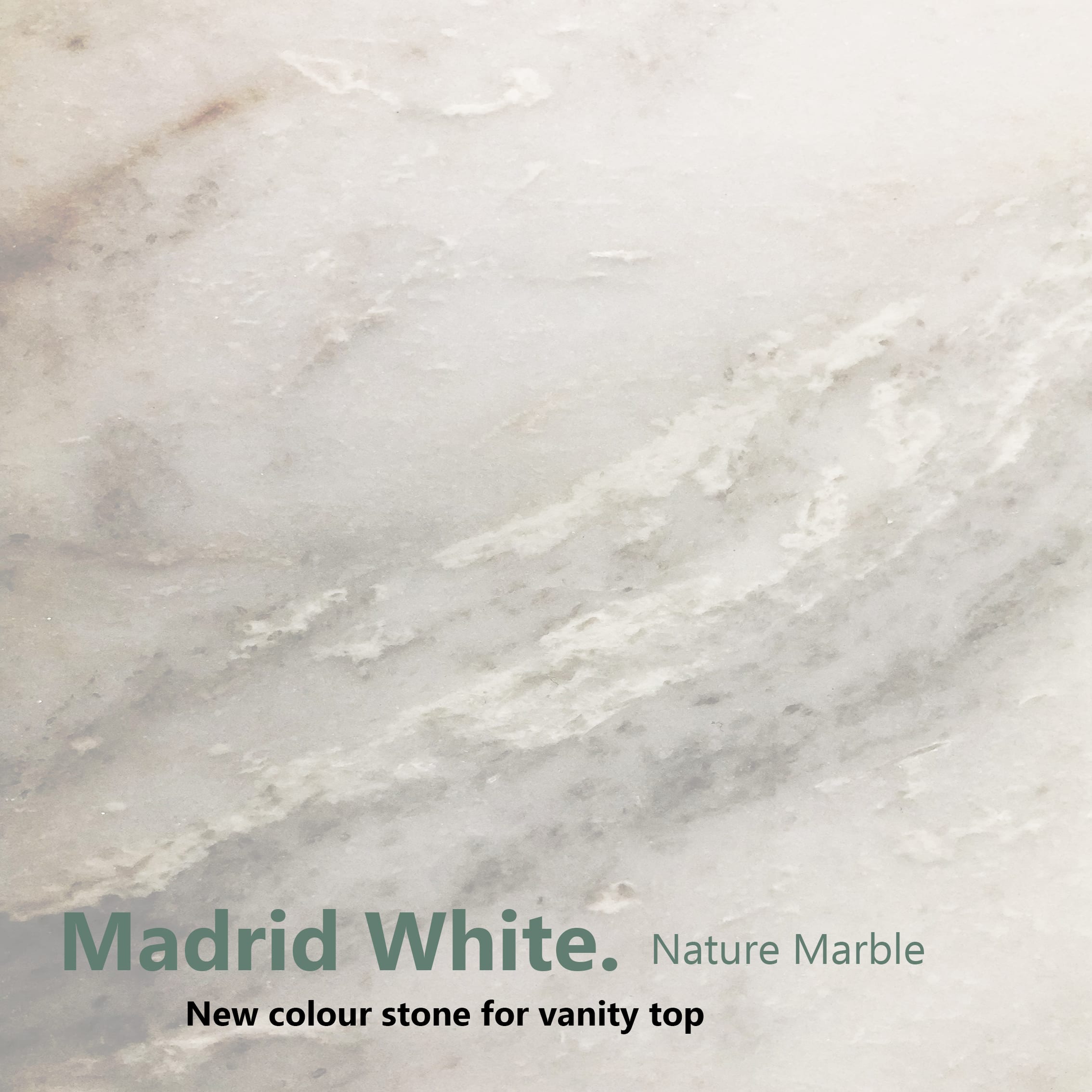 Madrid White Nature Marble Top