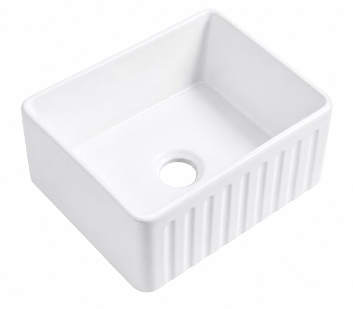 Luxury Kitchen Butler Sink 610x459mm - Ceramic White Glazed - KB6459 - Jerry Kitchen & Bath Ltd_files