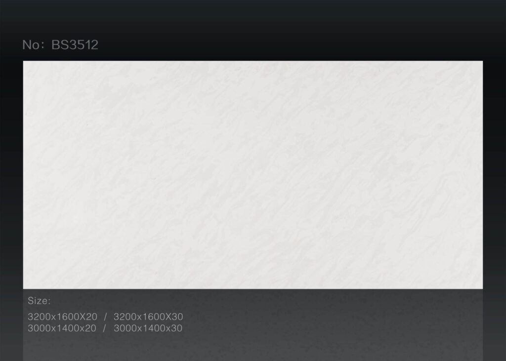 White textured surface with dimensions and product code 3512 displayed.