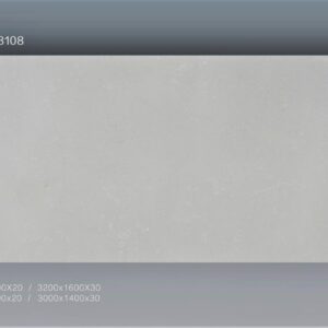 Engineered stone slab, Galassia Grigio, with dimensions and product number.