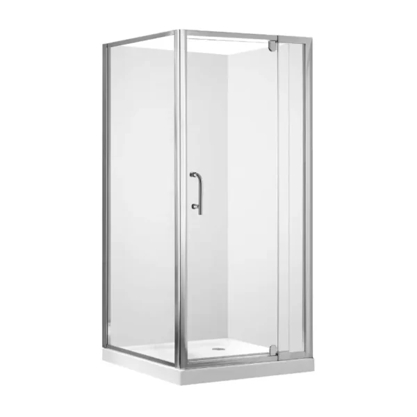 Shower Box Safety Glass Chrome Frame GF90B10B