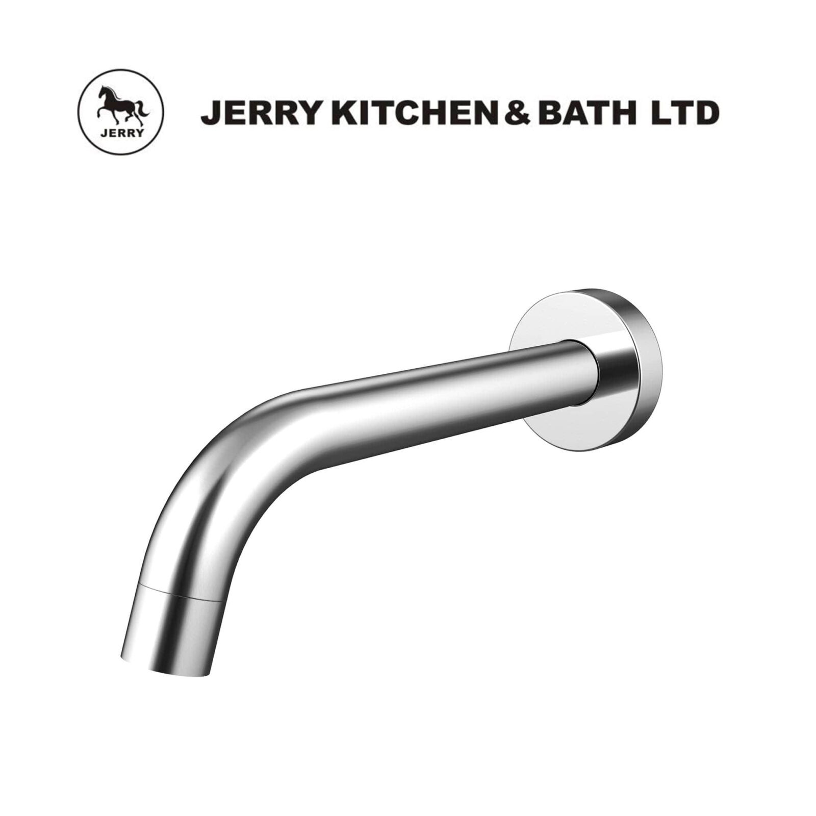 Modern silver faucet by Jerry Kitchen & Bath Ltd.