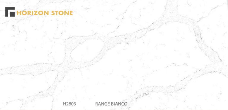 Engineered stone sample, H2803 Range Bianco, with subtle veining.