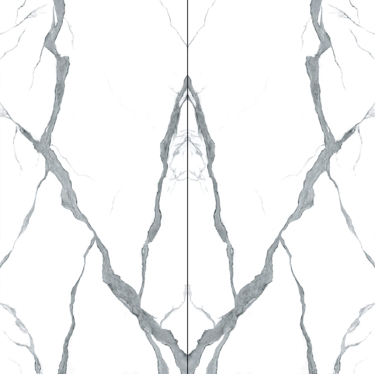 Marble countertop with gray veining pattern.