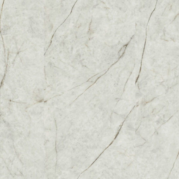 Marble countertop with light gray and subtle brown veining.