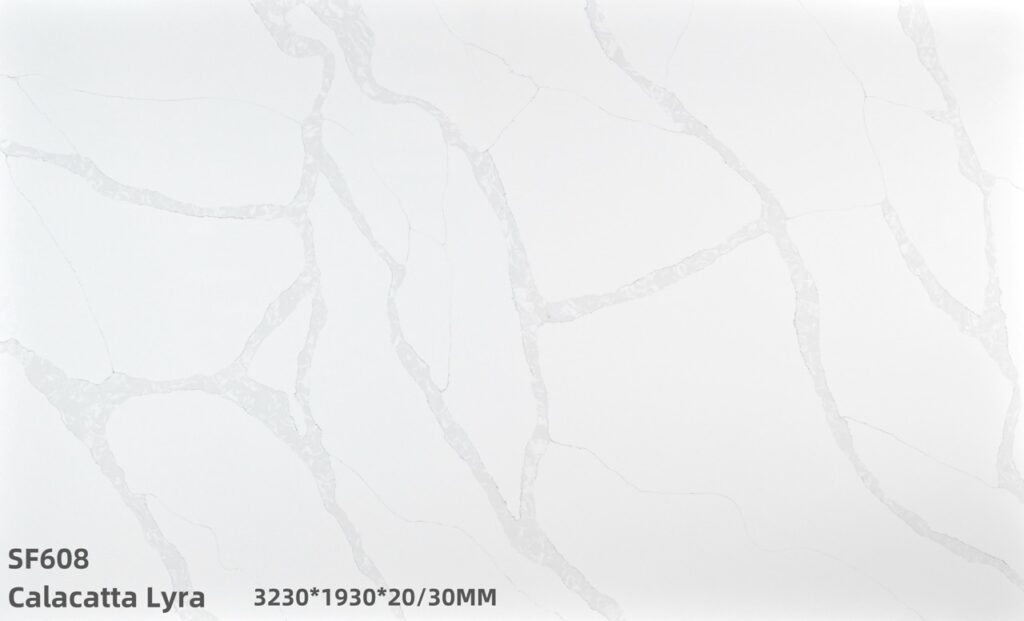 Silica Free Engineered Stone Calacatta Lyra Sf608 Large