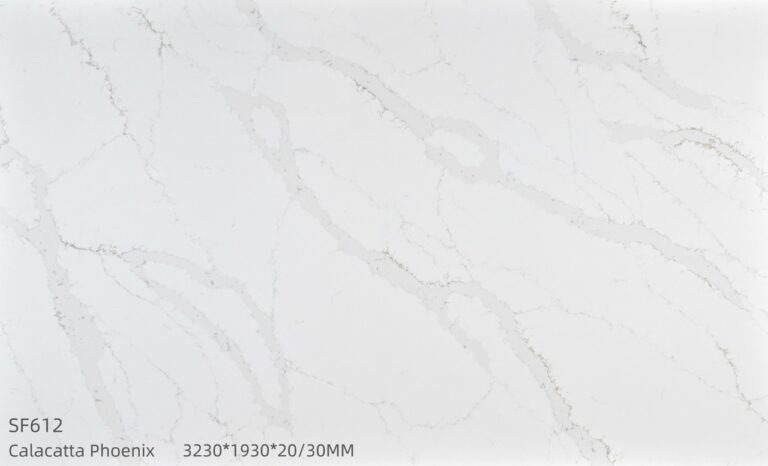 Silica Free Engineered Stone Calacatta Phoenix Sf612