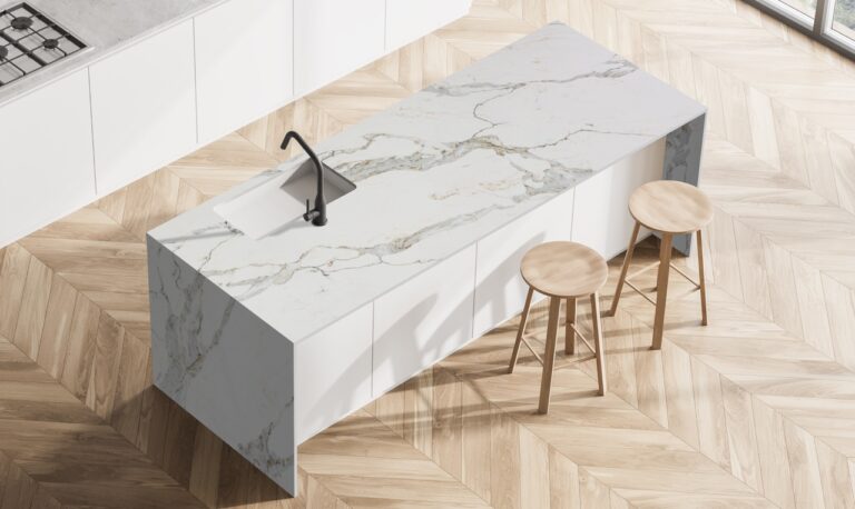 Moderncontemporarydesignkitchenroominterior Diningislandwithstools