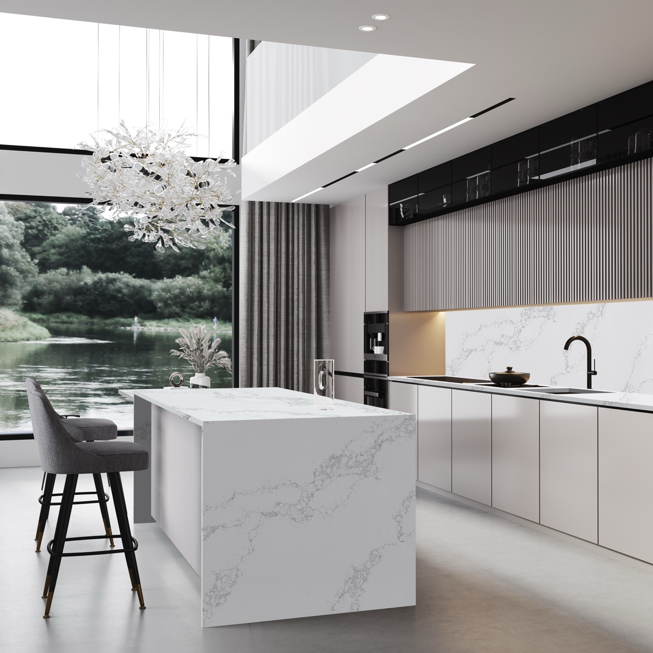 Silica Free Engineered Stone Toscana White Sf632 1